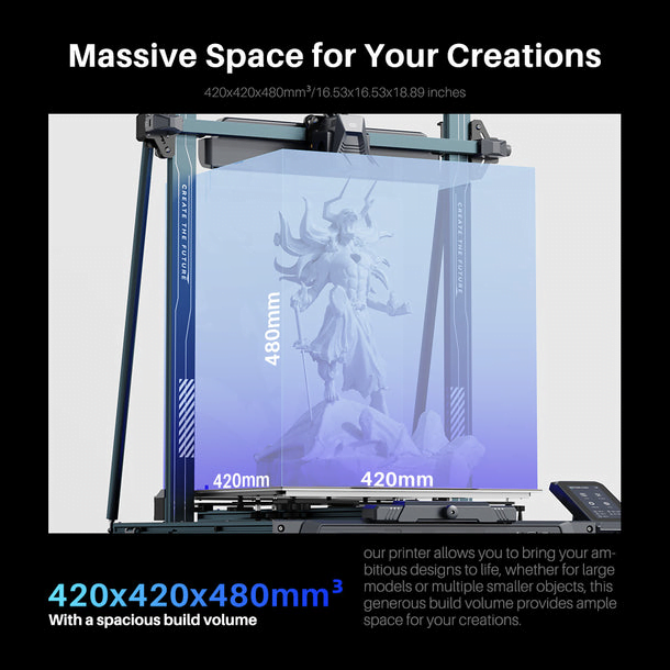 ELEGOO Neptune 4 Max FDM 3D Printer - Auto Bed Leveling