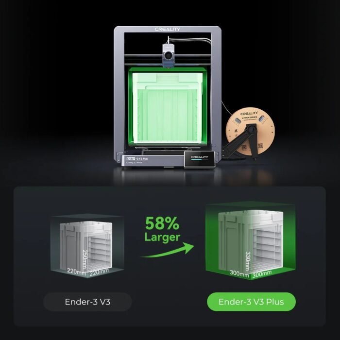 Creality Ender-3 V3 Plus 3D Printer - Build Volume