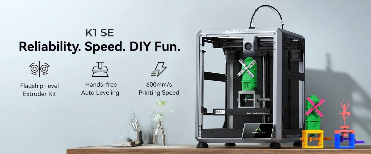 Creality K1 SE 3D Printer - Touchscreen Display