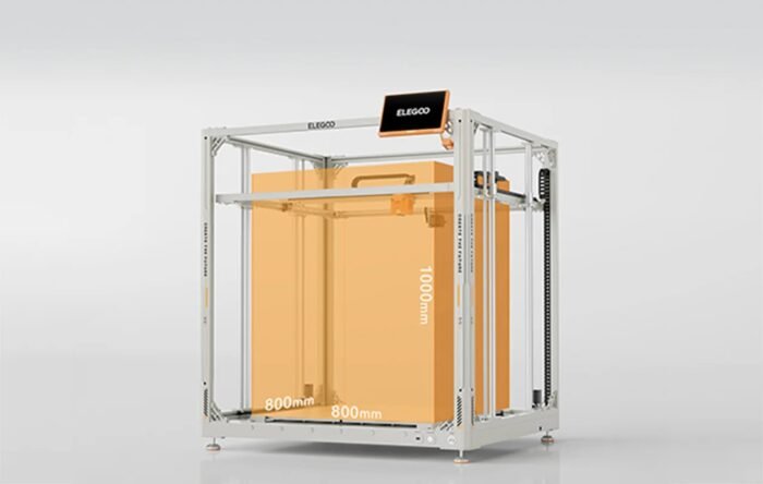 ELEGOO OrangeStorm Giga FDM 3D Printer - Side View