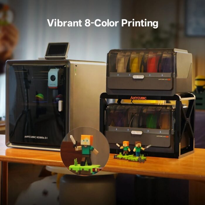 Anycubic Kobra S1 Combo FDM 3D Printer | 250 × 250 × 250 mm - Image 9
