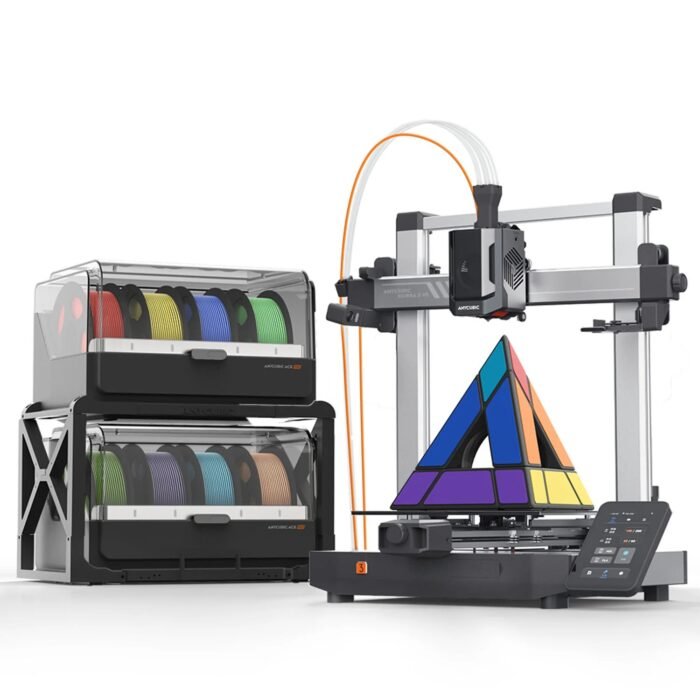 Anycubic Kobra 3 V2 Combo 3D Printer | 255 × 255 × 260 mm with ACE Pro Multi-Color Printing | High-Speed FDM Printer” - Image 6