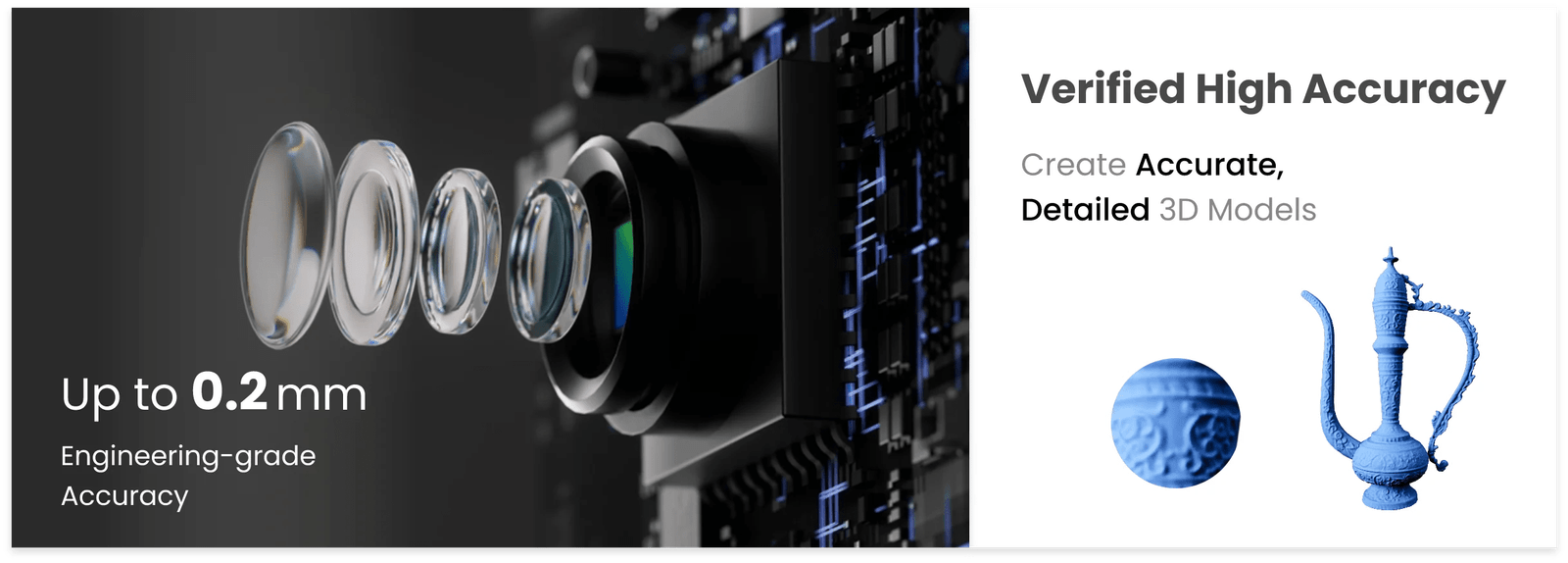 Revopoint INSPIRE User-friendly Cost-effective 3D Scanner For 3D