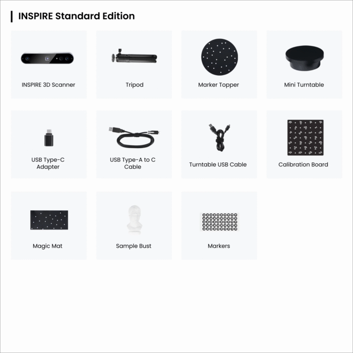 Revopoint INSPIRE User-friendly Cost-effective 3D Scanner for 3D Printing - Image 6