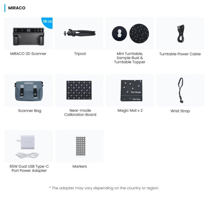 Revopoint MIRACO: Standalone 3D Scanner for Small to Large Objects Scanner - Image 3