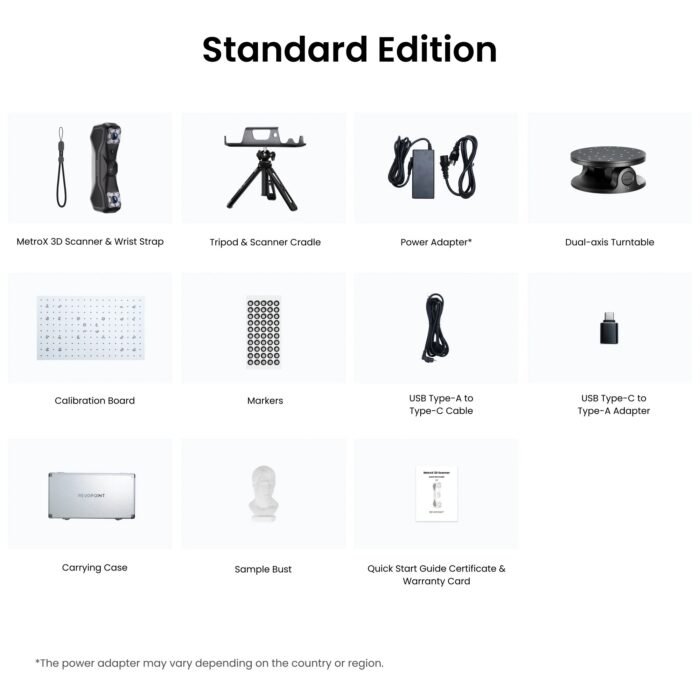 Revopoint MetroX Standard Edition: Blue Laser Line and Full-field Structured Light 3D Scanner - Image 2