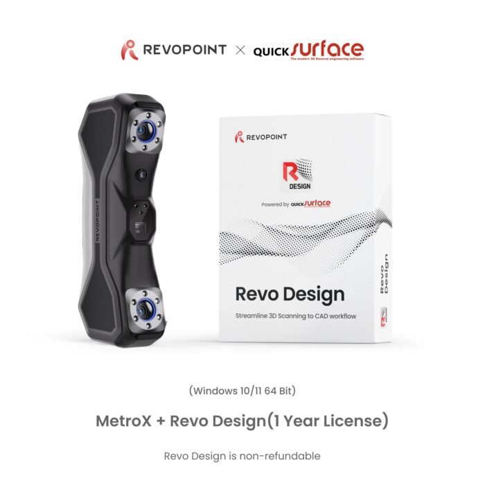 Revopoint MetroX Standard Edition: Blue Laser Line and Full-field Structured Light 3D Scanner - Image 4