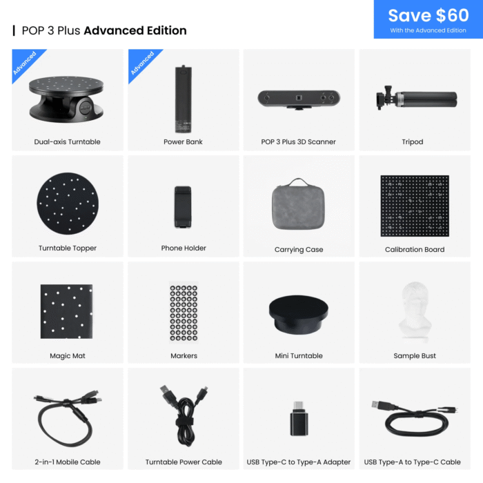 Revopoint POP 3 Plus The Handheld 3D Scanner with Color Scans - Image 6