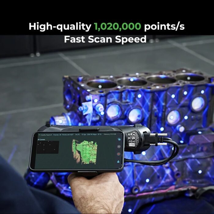 Creality RaptorX 3D Scanner - Side View