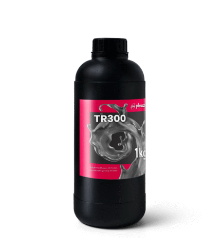 Phrozen TR300 Ultra-High Temp 3D Printer Resin 1Kg bottle, straight-on view