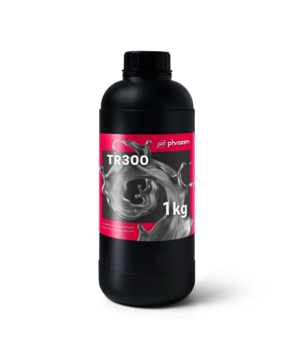 Phrozen TR300 Ultra-High Temp 3D Printer Resin 1Kg bottle, front view