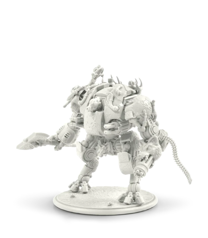 Phrozen High-Resolution RPG Resin - Smoke printed mech miniature