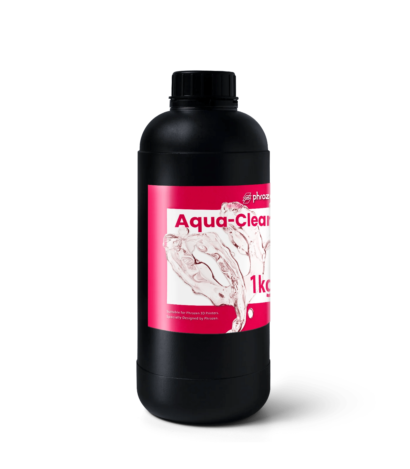 Phrozen Aqua Clear Plus Resin 1 kg bottle Phrozen Aqua-Clear Plus Resin 1 kg bottle, front view
