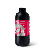 Phrozen Water-Washable Tough Resin Grey 1kg bottle, angled view with technical label