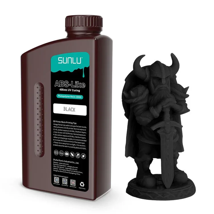 Sunlu ABS-Like Resin - Black 1KG Sunlu ABS-Like Resin - Black 1KG