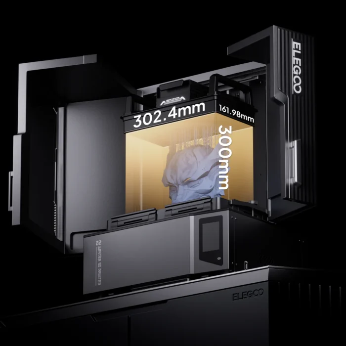 ELEGOO Jupiter 2 Resin 3D Printer - Auto Resin Feeding System