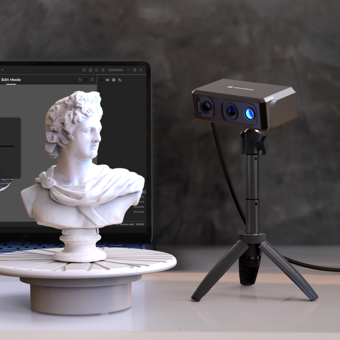 3DMakerpro Seal Lite - Tripod and Turntable Setup