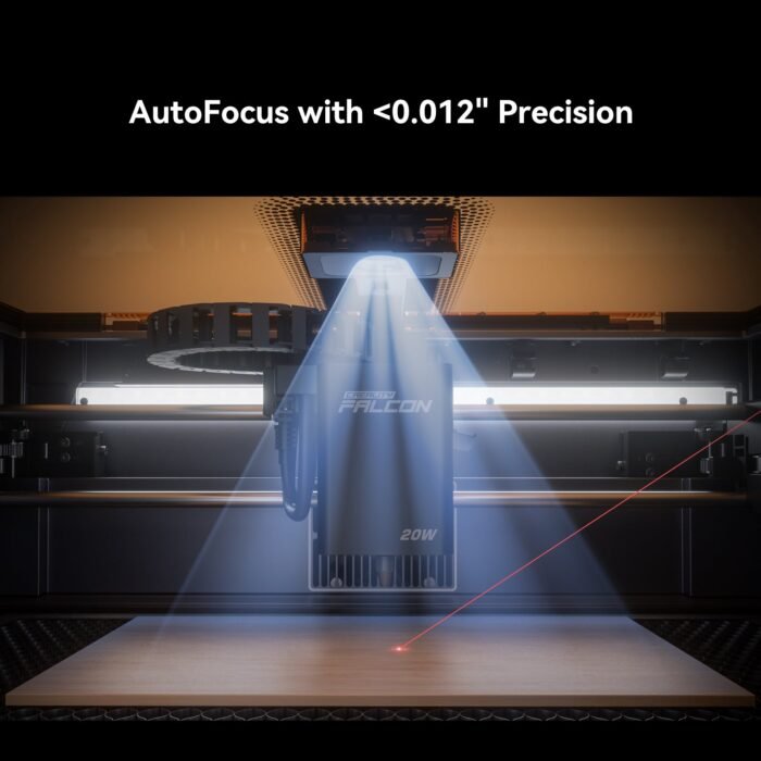 Creality Falcon A1 Pro 20W Laser Engraver & Cutter - Autofocus Detail
