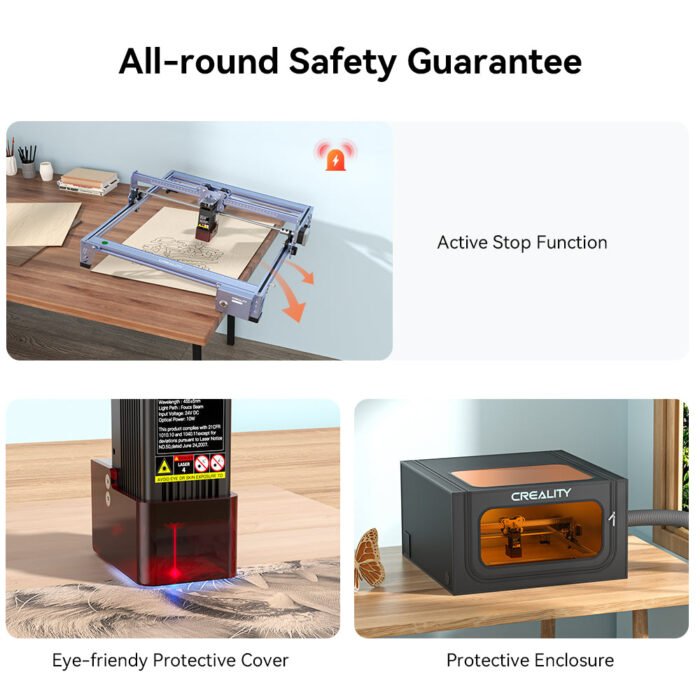 Creality CR-Falcon 5W Laser Engraver & Cutter - Safety Features