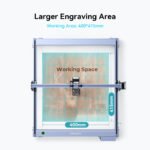 Creality CR-Falcon 5W Laser Engraver & Cutter - Engraving Area Feature