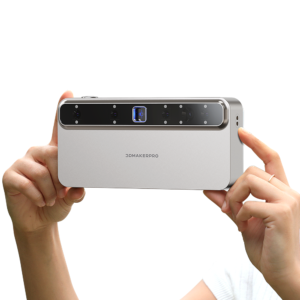 3DMakerpro Toucan supports continuous and photo scan modes, featuring a quick capture button and a damping wheel for zoom.