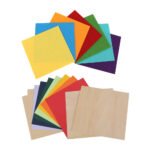 Creality Laser Material Package - Sample Sheets Angle View