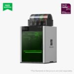 Bambu Lab H2S Full Laser Combo 3D Printer - Hero Studio Shot with Laser Active