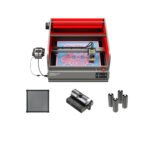 Creality Falcon2 Pro S 22W Laser Engraver - Open Lid Detail with Accessories