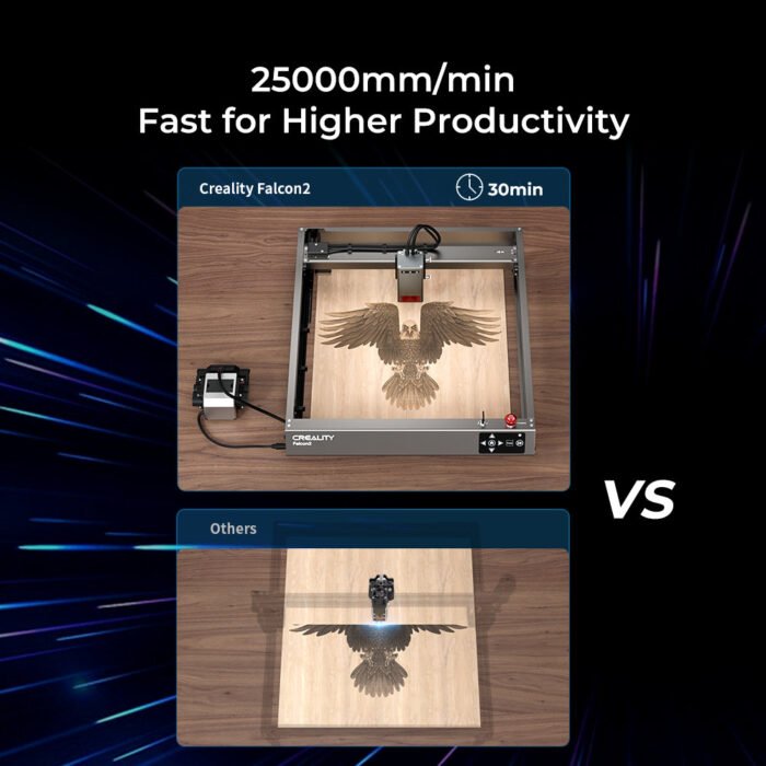 Creality Falcon2 22W and Rotary Kit Pro Upgrade Package - High Productivity Feature