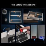 Creality Falcon2 22W and Rotary Kit Pro Upgrade Package - Safety Protection Feature