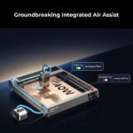 Creality CR-Falcon2 40W Laser Engraver + Material Package - Air Assist Feature