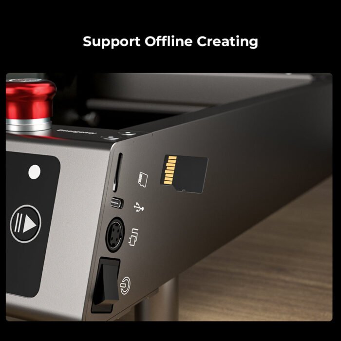 Creality CR-Falcon2 40W Laser Engraver & Cutter - Control Panel Detail