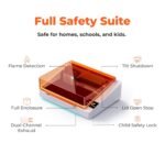 Toocaa NOVA Plus-20W Laser Engraver - Angle View with Full Safety Enclosure