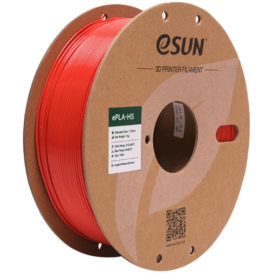 1717498124154 eSUN ePLA+HS Red 1.75mm - Image 1