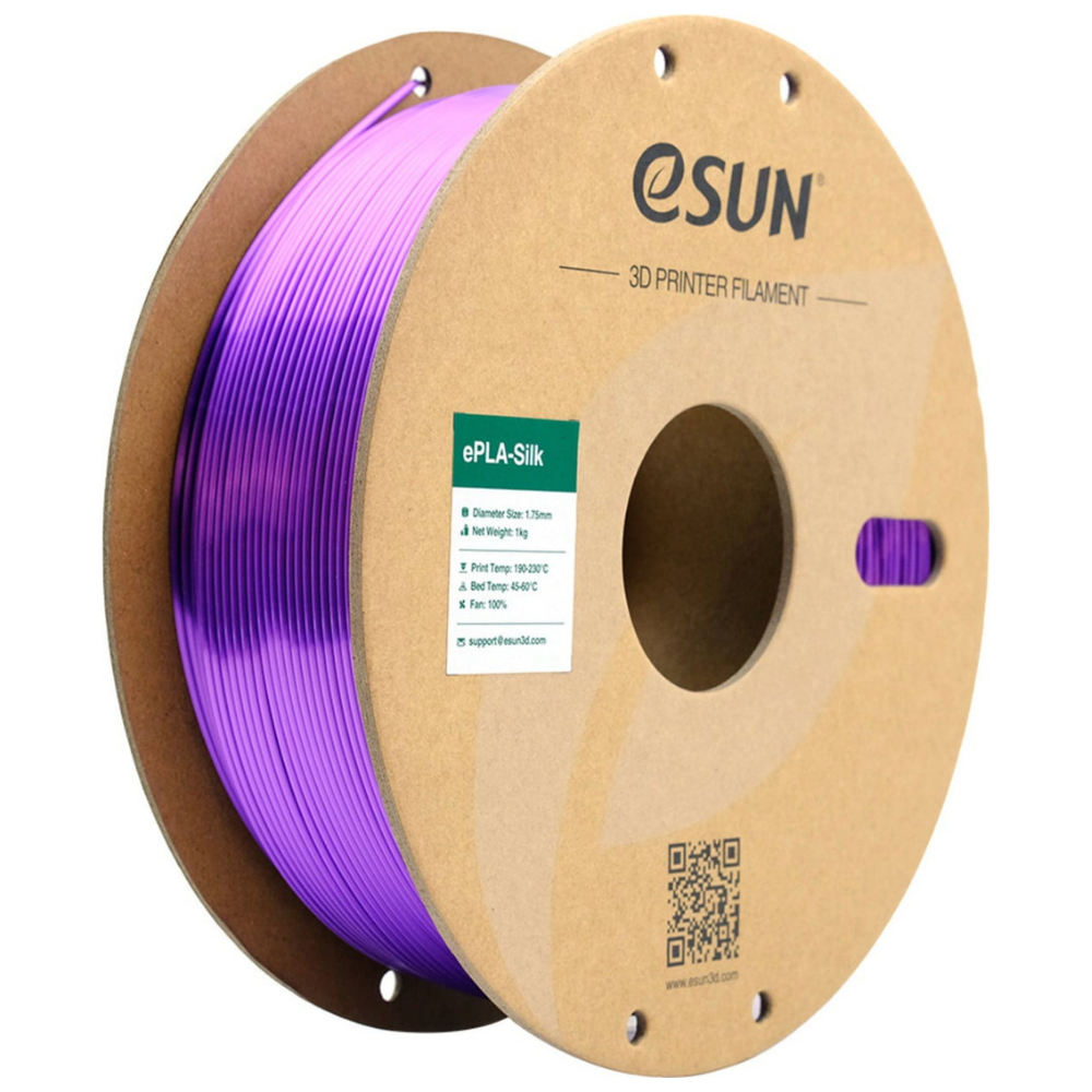 173934159925 eSUN Silk PLA Purple 1.75mm - Image 1