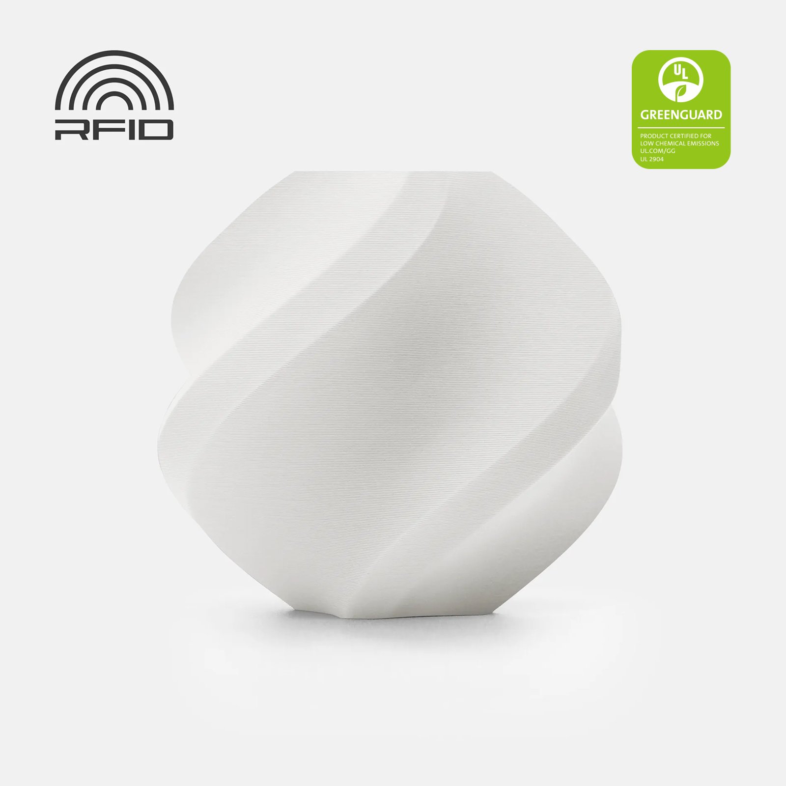 PLA_Matte_white Bambu Lab PLA Matte Scarlet Red 1.75mm - Image 1