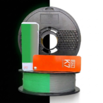 Voxelstudio HS PLA+ Aurora Green – Glow in the Dark 1.75mm
