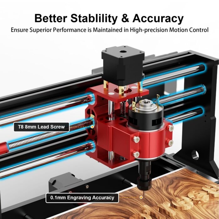 Twotrees TTC3018 Pro CNC Router Machine (Metal Version) - Image 4