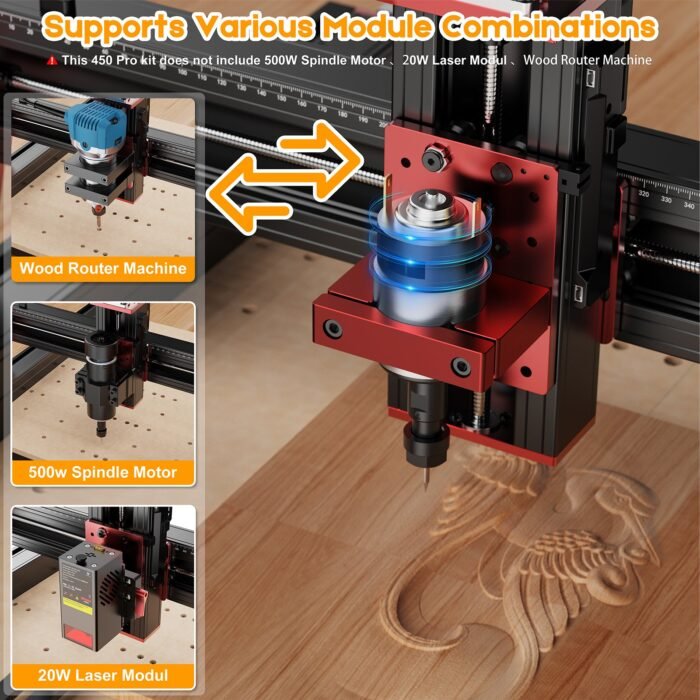Twotrees TTC450 PRO CNC Router Machine - Image 2