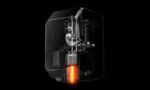 Anycubic Kobra S1 Max FDM 3D Printer 350C quick-release hotend with hardened steel nozzle cutaway view
