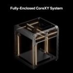 Anycubic Kobra S1 Max FDM 3D Printer fully enclosed CoreXY frame structure illustration