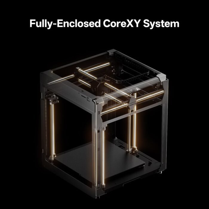 Anycubic Kobra S1 Max FDM 3D Printer fully enclosed CoreXY frame structure illustration