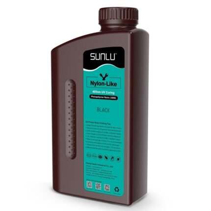 Sunlu Nylon-Like Resin - Black 1KG - bottle front view